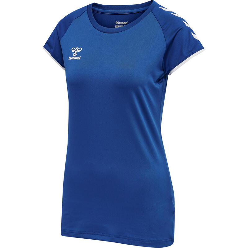 Camiseta Hmlcore Vóleibol Mujer Elástico Transpirable De Secado Rápido Hummel