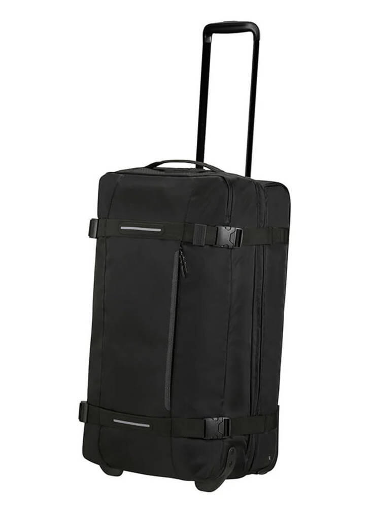Дорожная сумка на колёсах American Tourister Urban Track Duffle M, 84 L, Чёрный