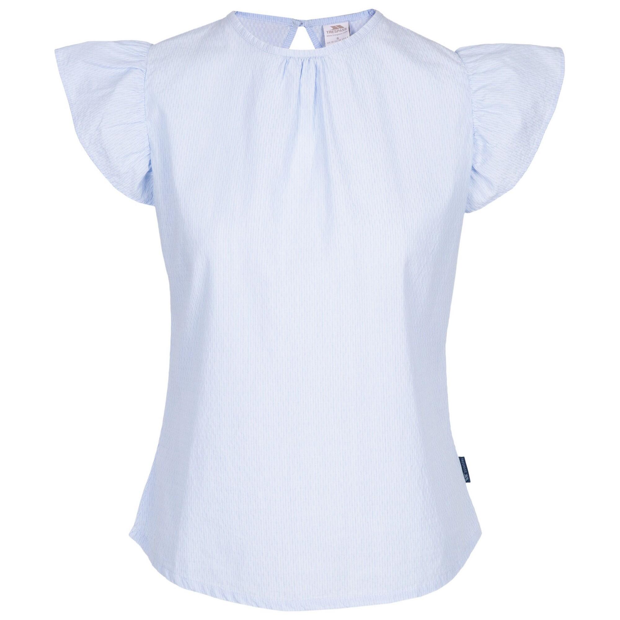 TRESPASS Top Donna Trespass Rhian Blu Navy Bianco