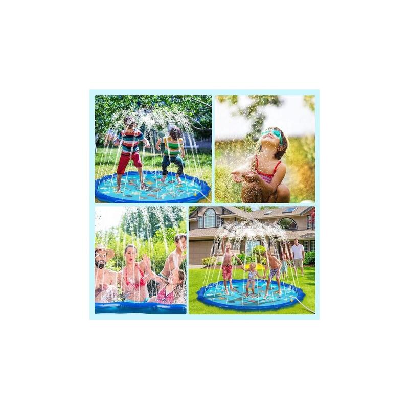 Piscina copii cu jeturi de apa, gonflabila, portabila, 170 cm