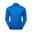 Dart Zip Neck Long Sleeve T Shirt Men's Breathable T-shirt - Blue