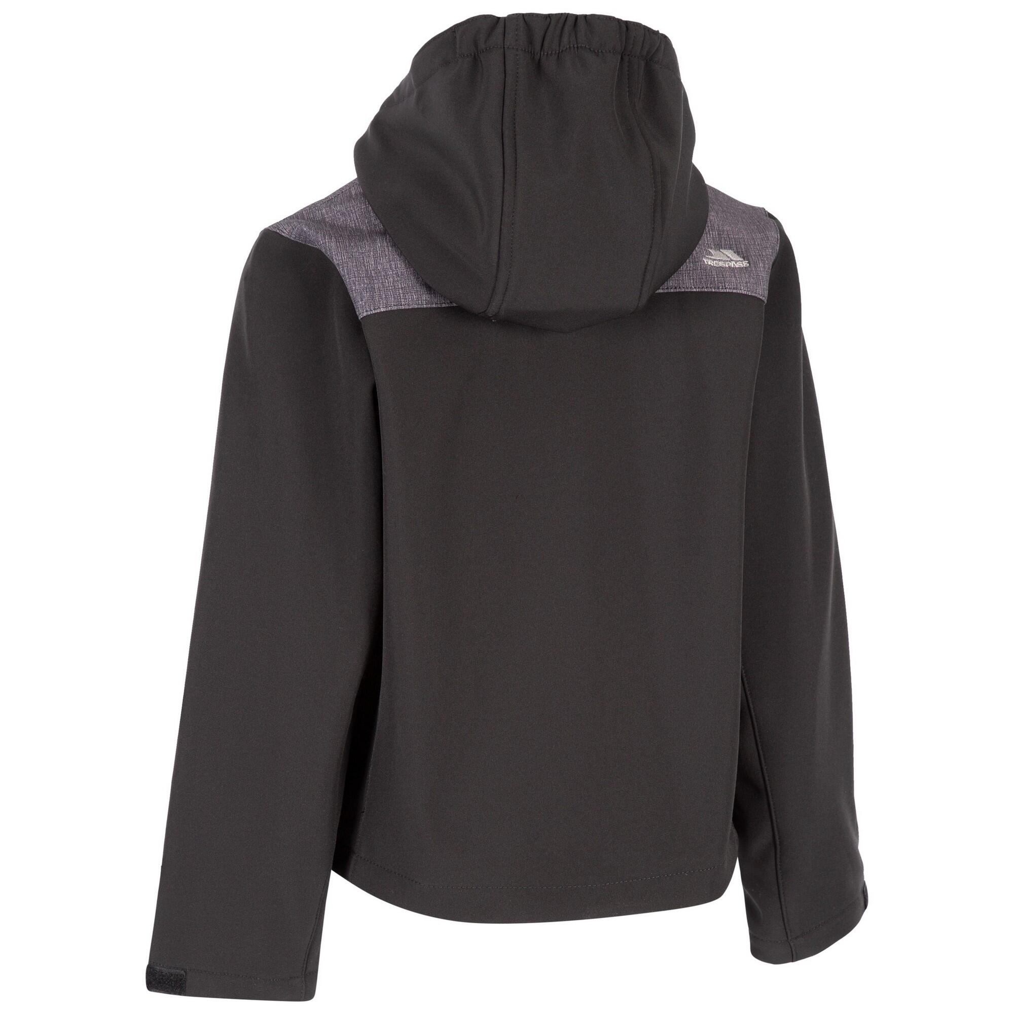 TRUSTY Giacca softshell da bambino (nero)