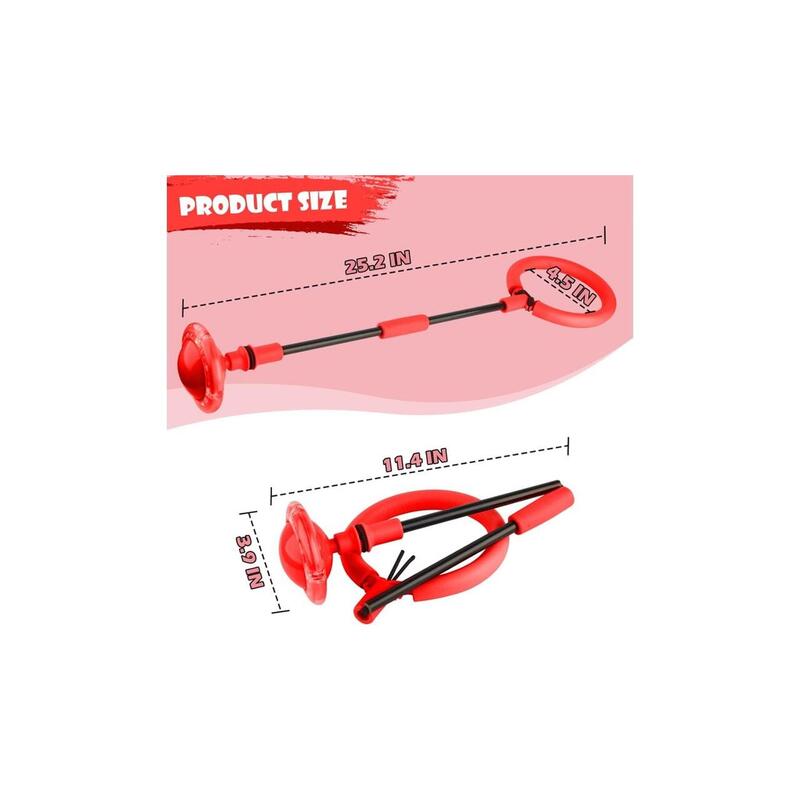 Coarda de sarit cu minge skip ball, cu iluminare LED, rabatabila