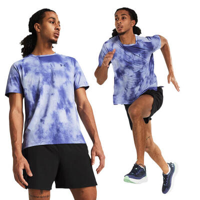 Under armour laser wash hardloop-t-shirt voor heren