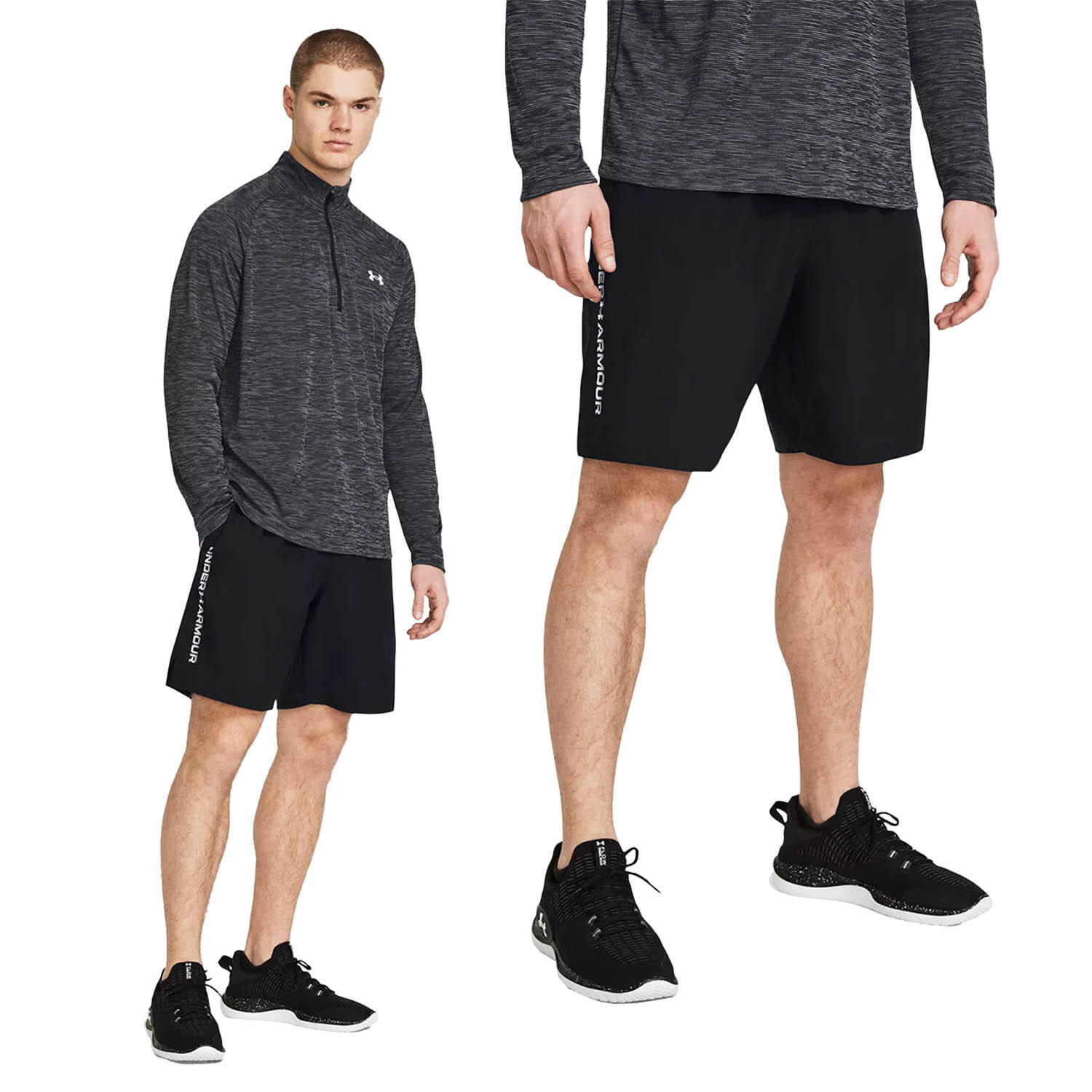 Spodenki sportowe męskie Under Armour Woven Wordmark szybkoschnące 2/6
