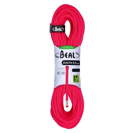 Beal - Corde Beal Zenith 9,5 Mm 60 M Rose Légère Compacte Pour Escalade Simple - Corde D'Escalade - Rose - Taille Unique - Decathlon