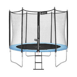 Trampoline de jardin 305 cm + filet de sécurité + échelle | Normes CE/EU