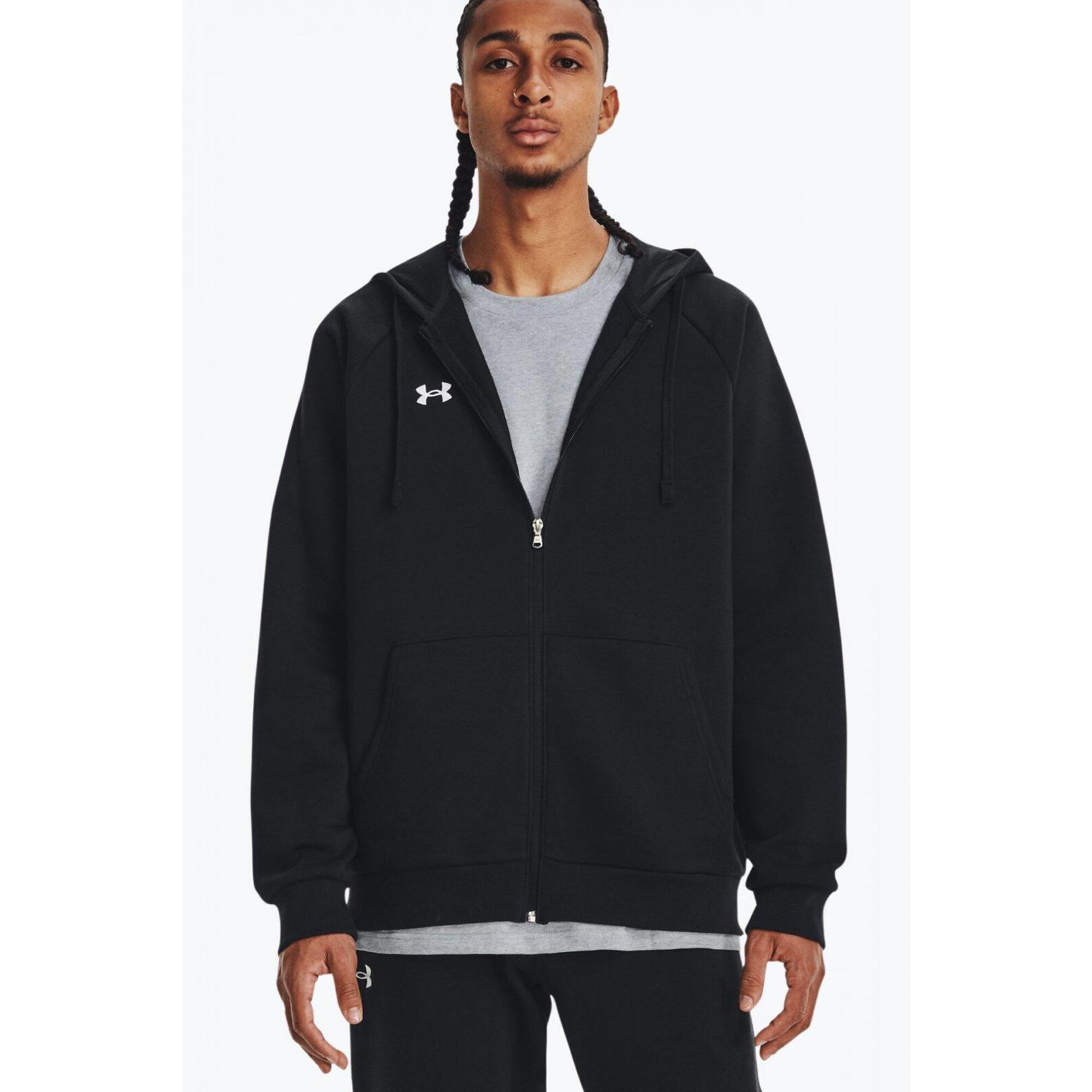Under Armour - Sweat À Capuche Under Armour Rival Fleece Fz Pour Homme - Sweat-shirt - Noir - 40 M - Decathlon