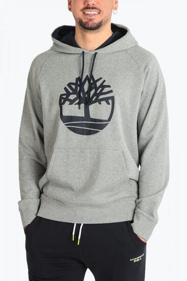 Felpa uomo con cappuccio e logo