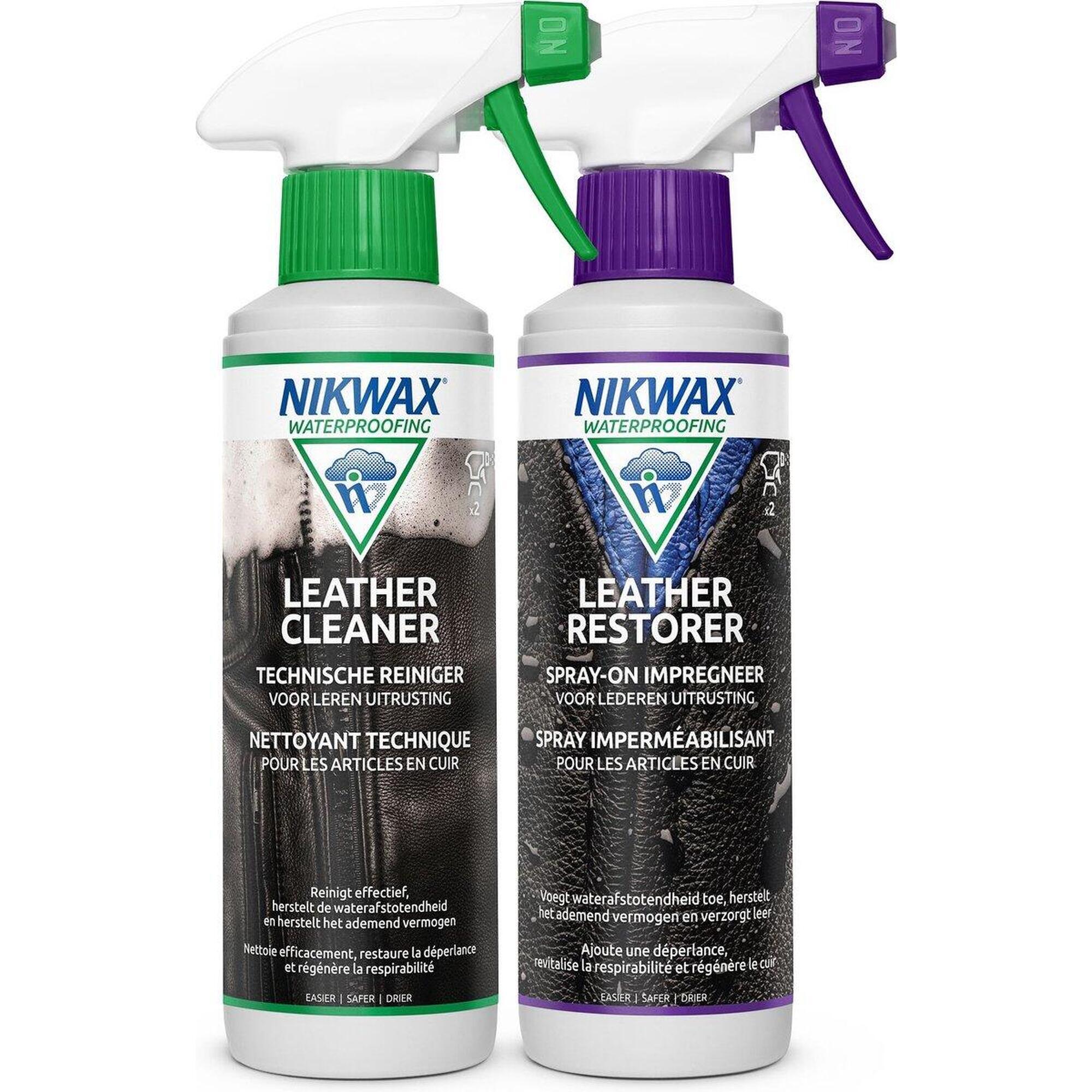 Leder reiniger Leather Cleaner 300ml & impregneermiddel Leather Restorer 300ml