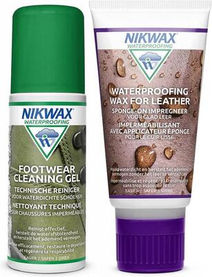 Schoenen cleaning gel 125ml & impregneermiddel waterproofing wax leather 100ml