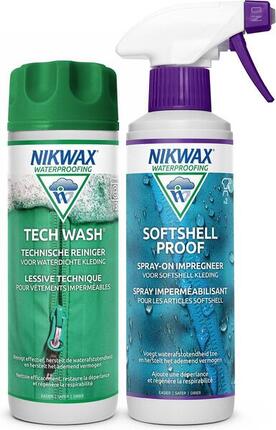 Waschmittel Tech Wash 300ml & Imprägniermittel Softshell Proof Spray-On 300ml
