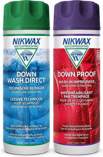 Dons wasmiddel Down Wash Direct 300ml & impregneermiddel Down Proof 300ml