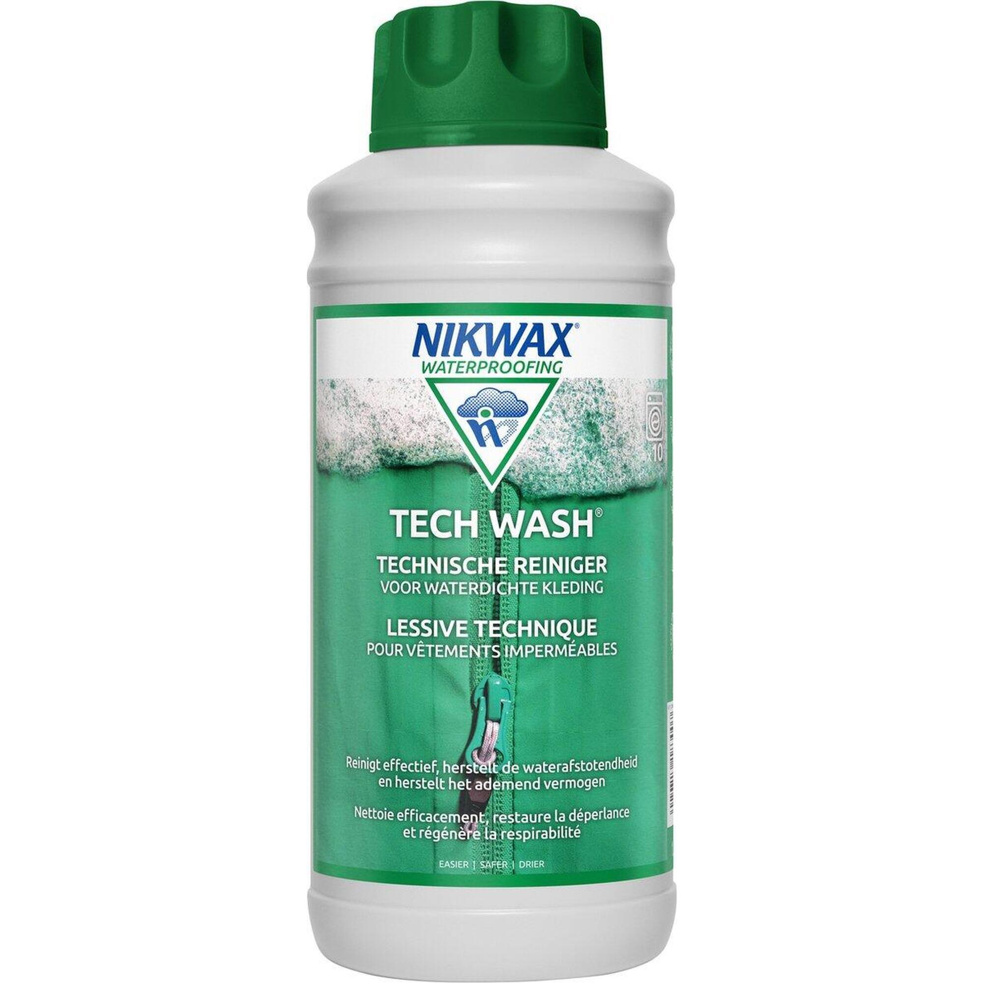 Nikwax - Lessive Technique Pour Textiles Membranés Ou Non Tech Wash 1l - Lessive Linge - No Size - Decathlon