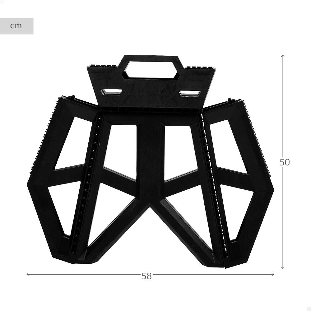 Tabouret de camping pliant extra-résistant 150 kg poignée de transport Aktive 5/7