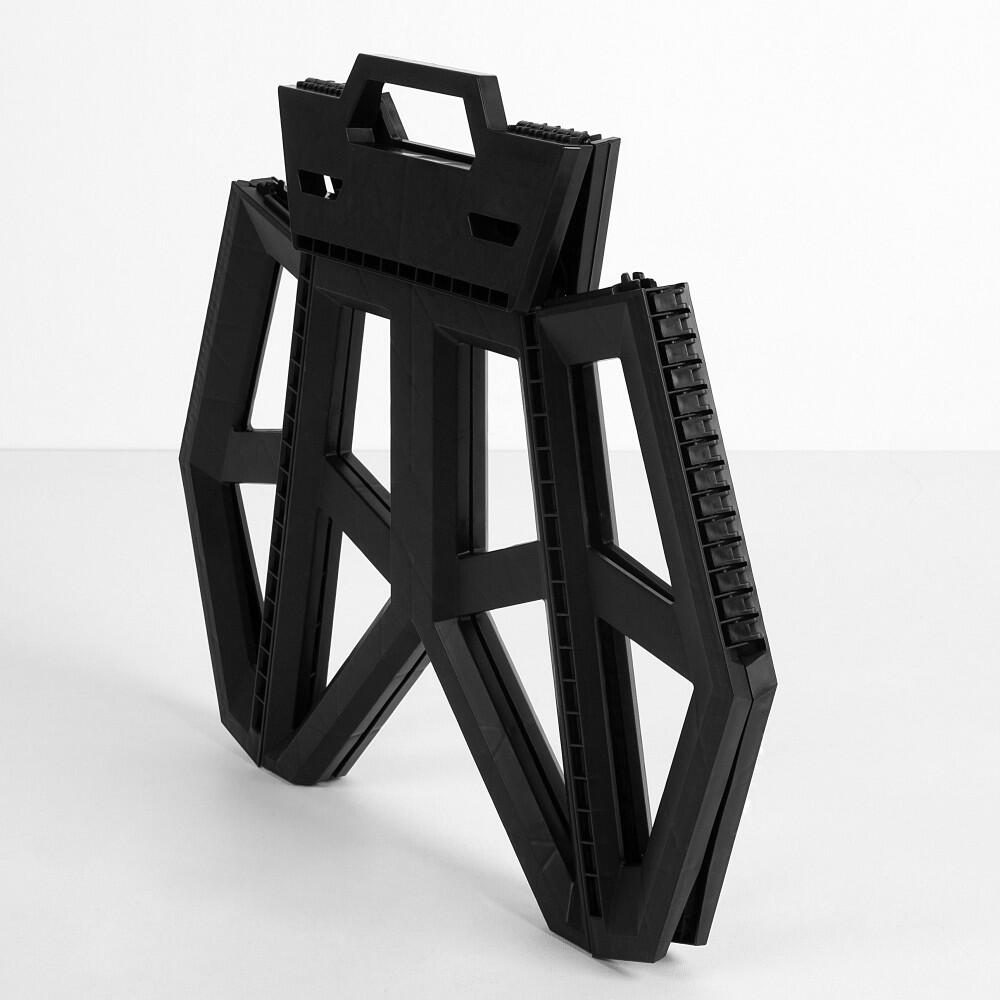 Tabouret de camping pliant extra-résistant 150 kg poignée de transport Aktive 2/7