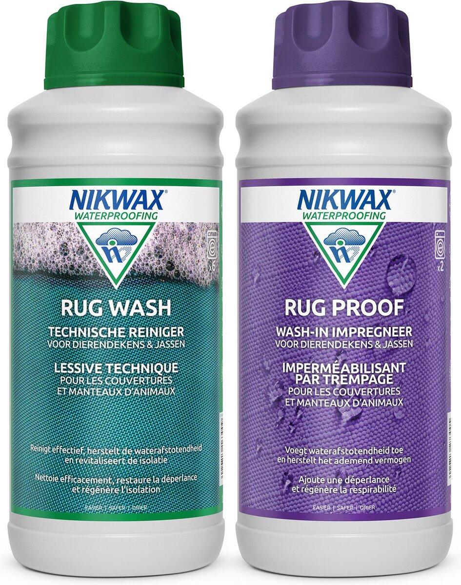NIKWAX Wasmiddel Rug Wash 1L & impregneermiddel Rug Proof 1L