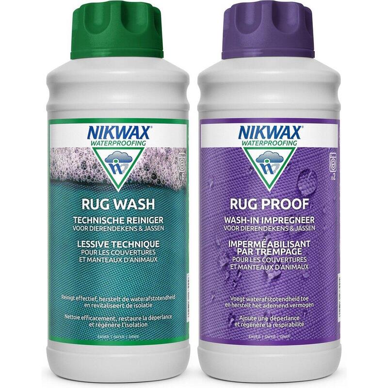 Lessive Rug Wash 1L & imperméabilisant Rug Proof 1L