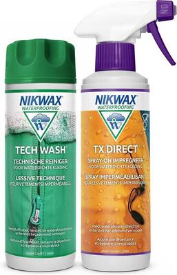 Wasmiddel tech wash 300ml & impregneermiddel tx.direct 300ml spray-on