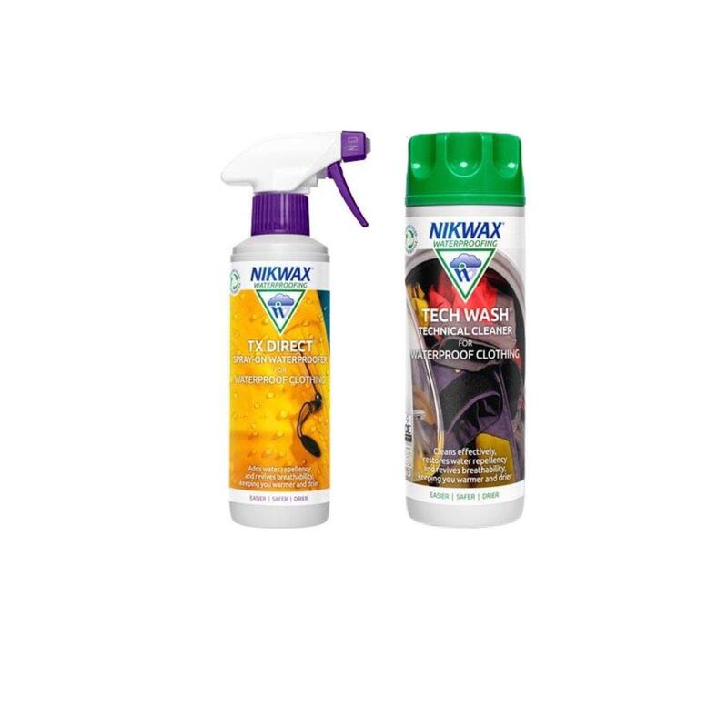 Lessive Tech Wash 300ml & imperméabilisant TX.Direct 300ml Spray-On