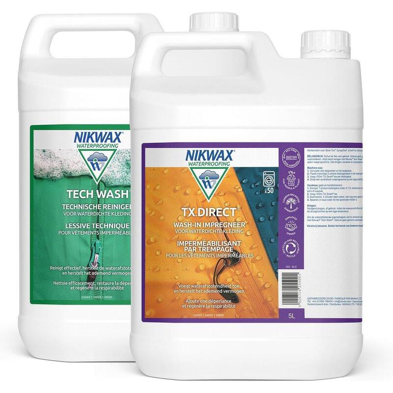 Lessive Tech Wash 5L & imperméabilisant TX.Direct 5L