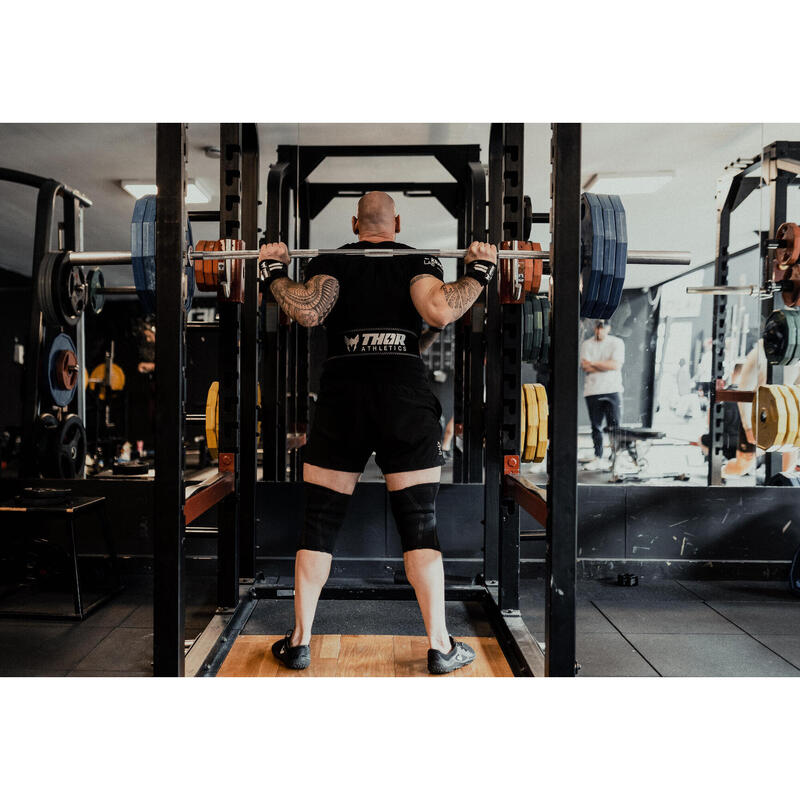 Centură de Ridicare - Centură Powerlift - Închidere cu Clips Rapidă - Negru