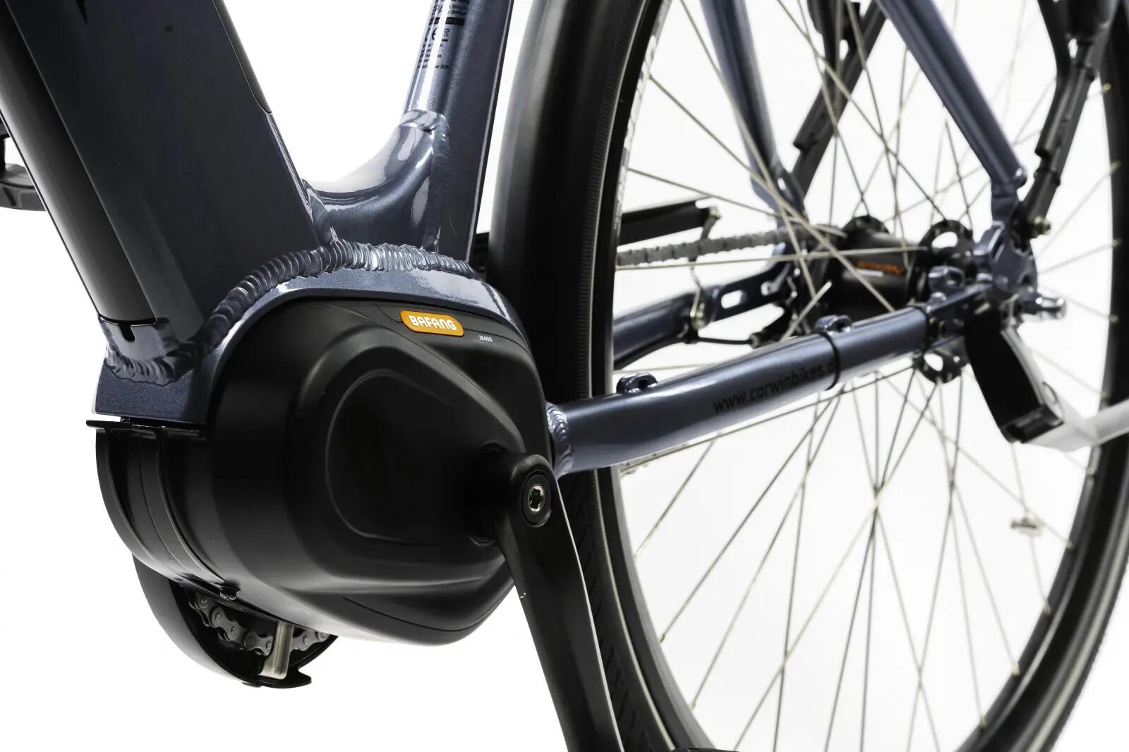 Bicicleta eléctrica Corwin 28427 - 28 pulgadas, 530 mm, gris brillante 3/5