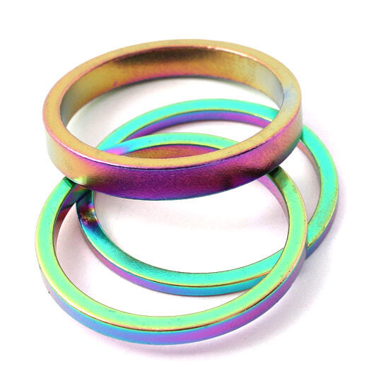 BMX SPACER ALUMINIO OIL SLICK KHEBIKES 3/4