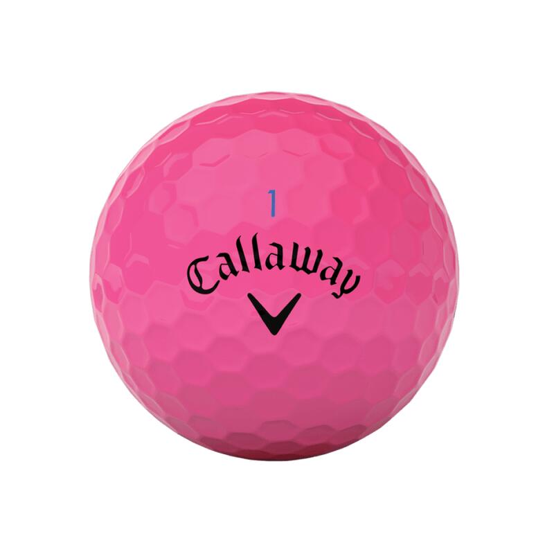 Caixa de 12 Callaway Reva Golf Balls Pink New