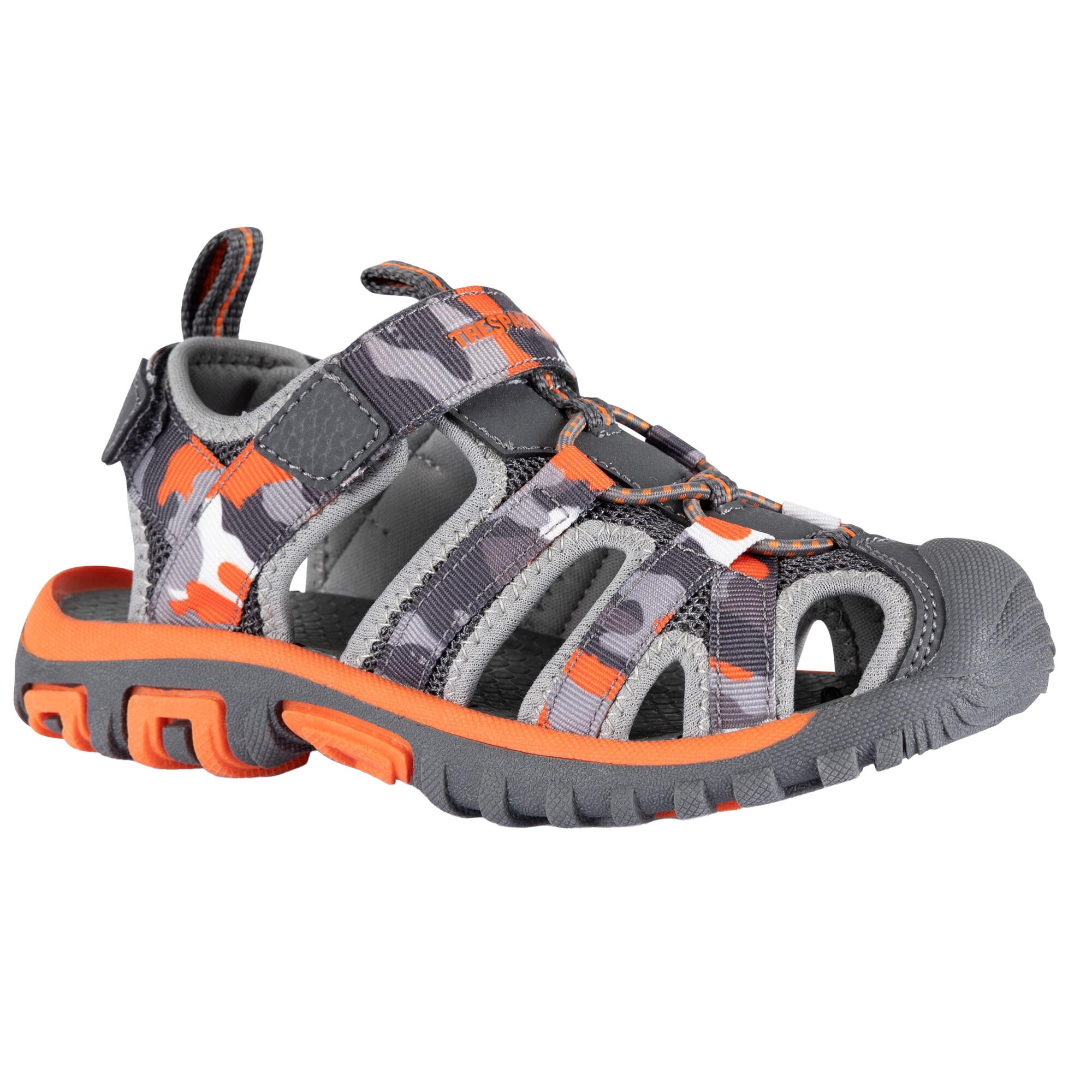 JAIME Kids Sandals (Grey / Orange)