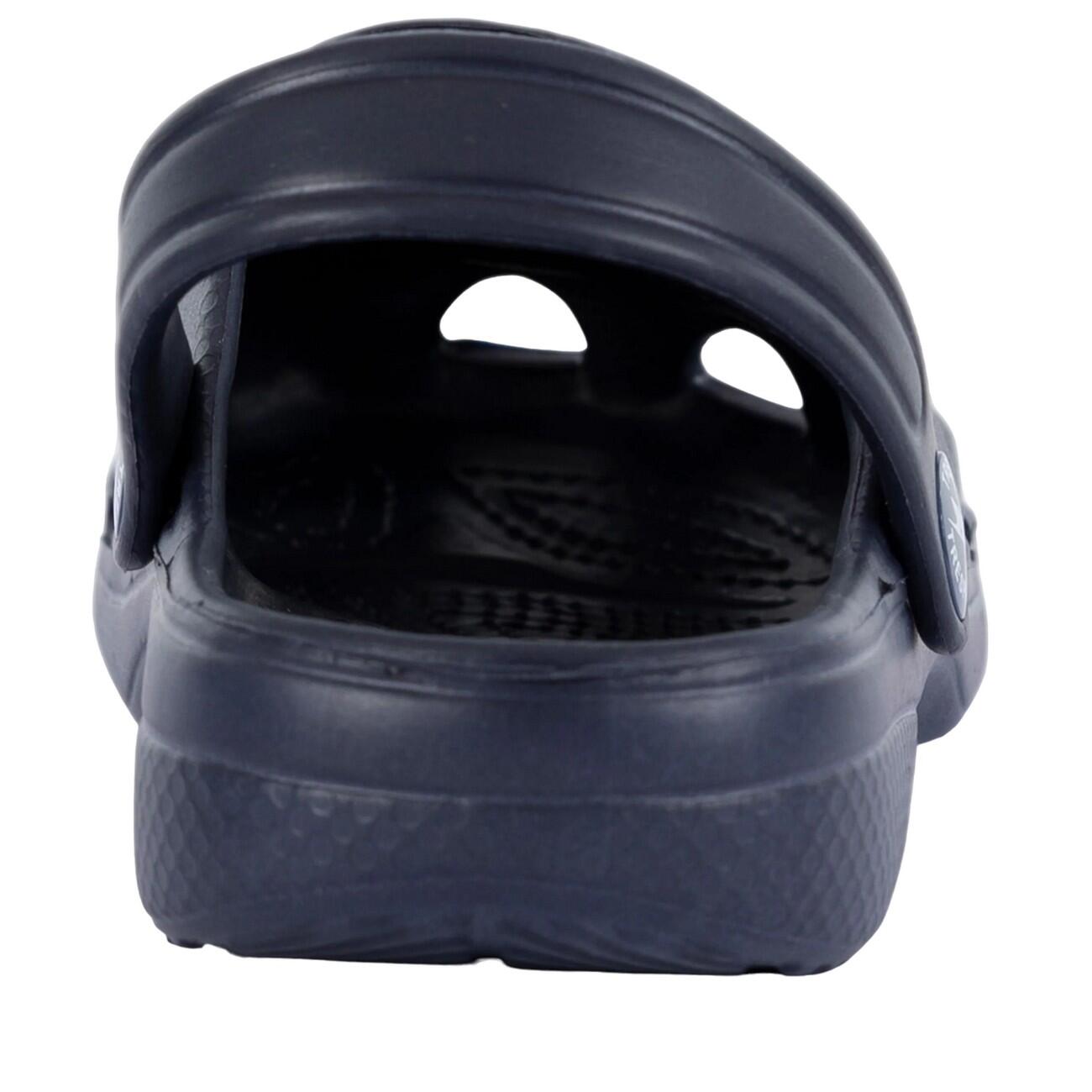 Childrens/Kids Dip Moulded Clogs (Navy) 2/5