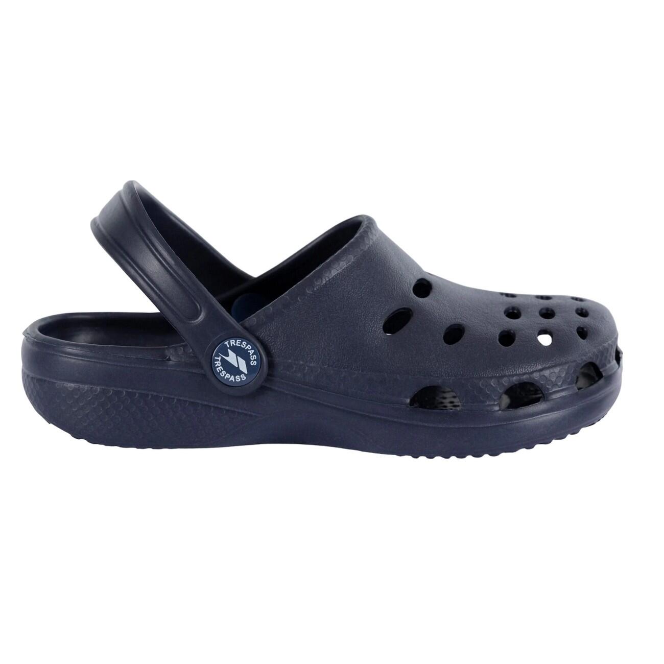 Childrens/Kids Dip Moulded Clogs (Navy) 3/5