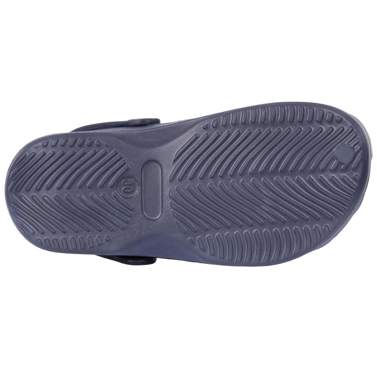 Childrens/Kids Dip Moulded Clogs (Navy) 4/5