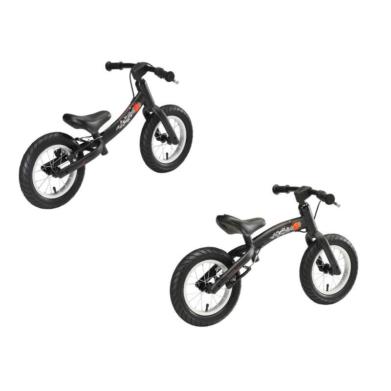 Bikestar meegroei loopfiets Sport 12 inch, zwart