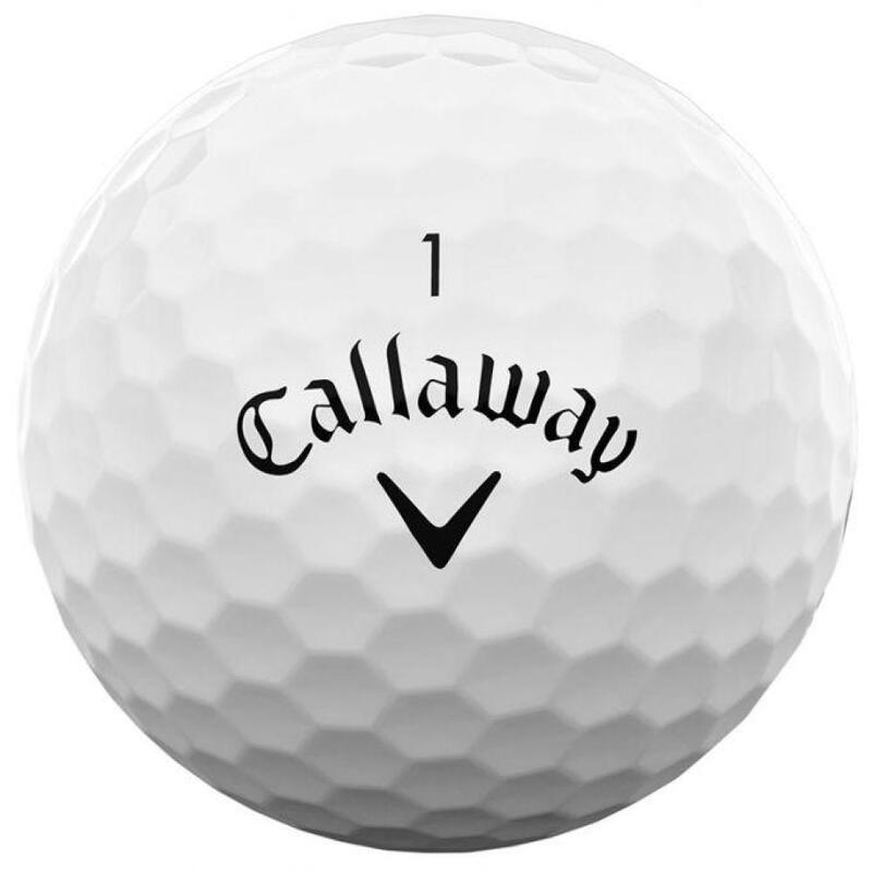 Caixa de 12 bolas de golfe brancas Supersoft Callaway Novo