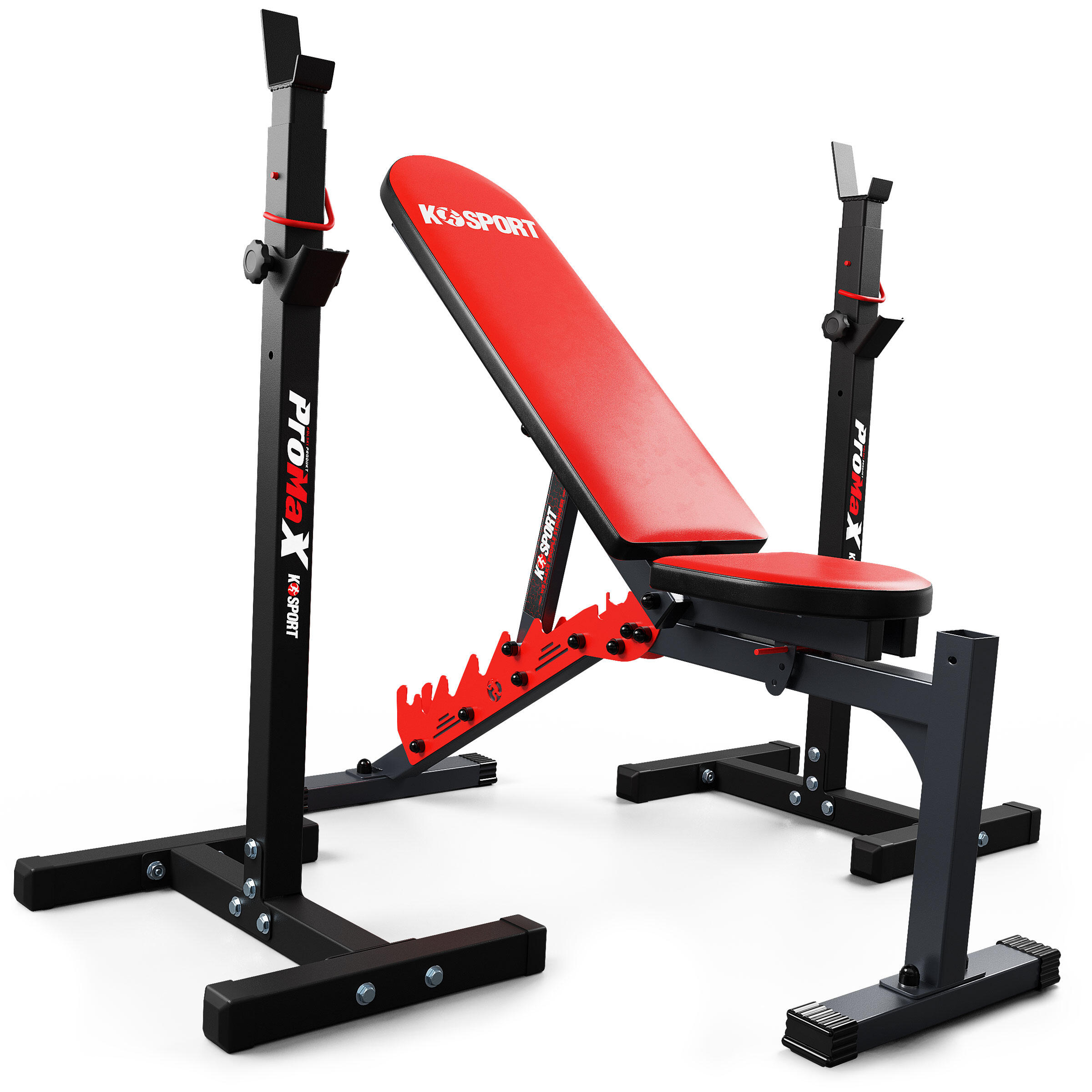 Rack À Squats Avec Banc De Musculation