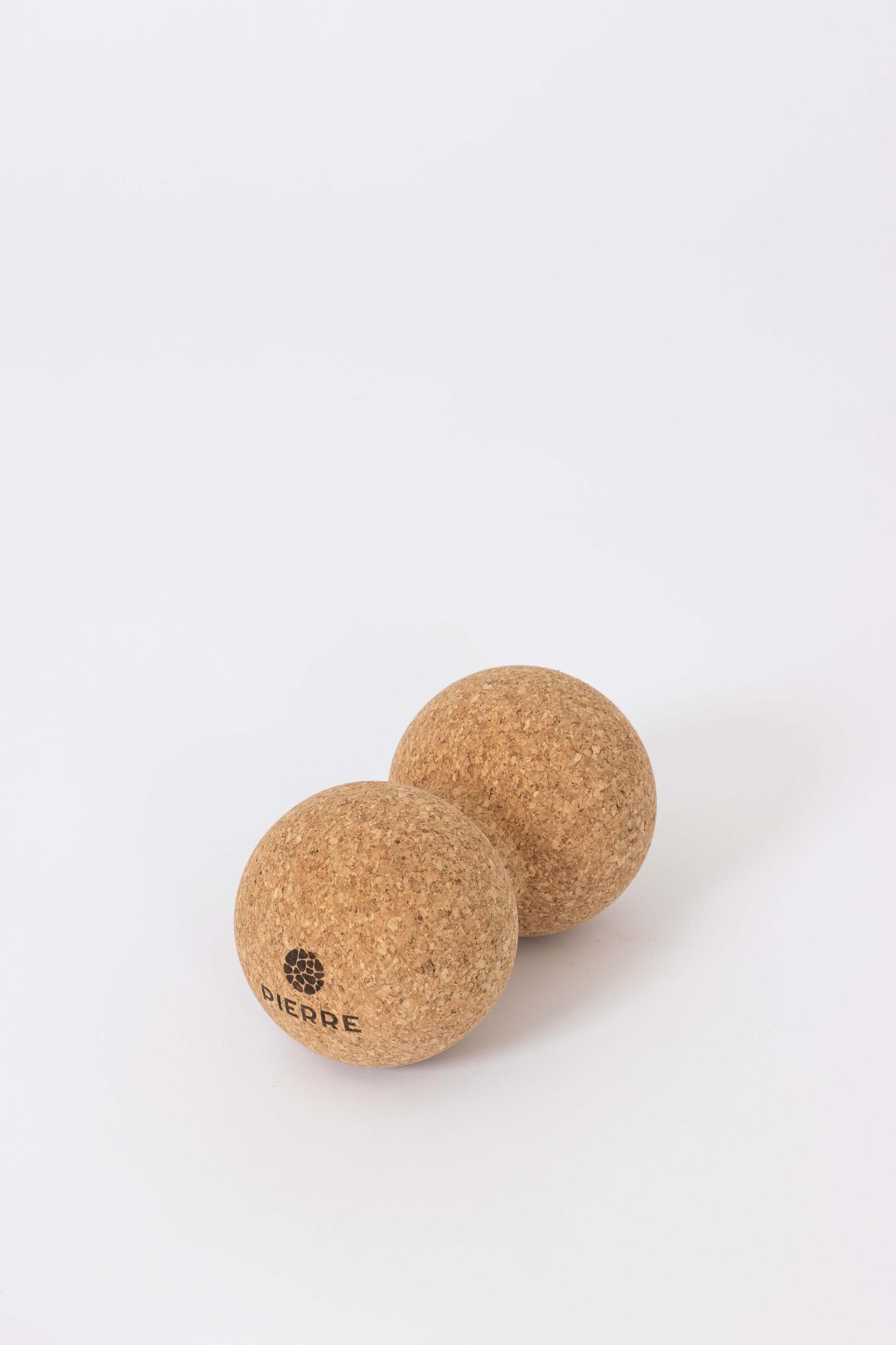 Peanut Ball - Palla per massaggi Duo - Sughero naturale - Diametro 8 cm 2/3