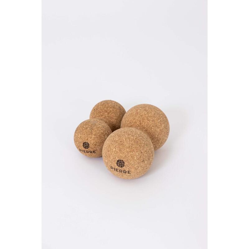 Peanut Ball - Boule de Massage Duo - Liège naturel - 8cm de diamètre