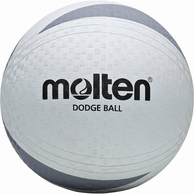 Ballon de dodgeball (Blanc / Gris)