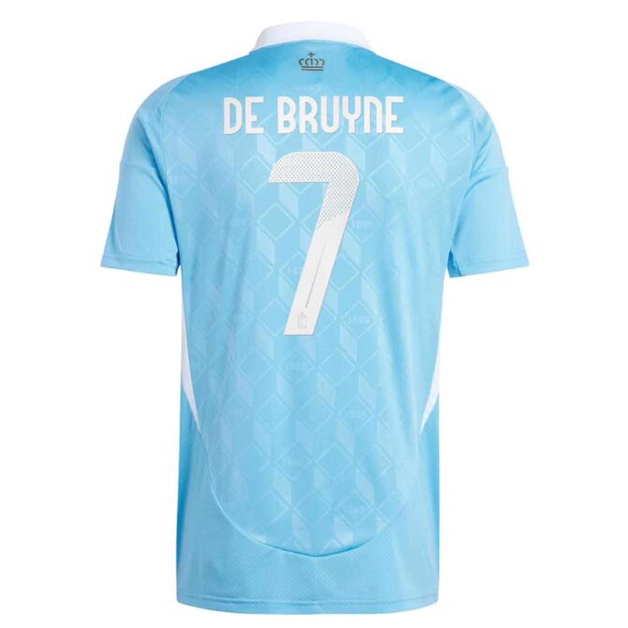 Uitshirt met bedrukking De Bruyne 7 voor volwassenen EURO 24 België M