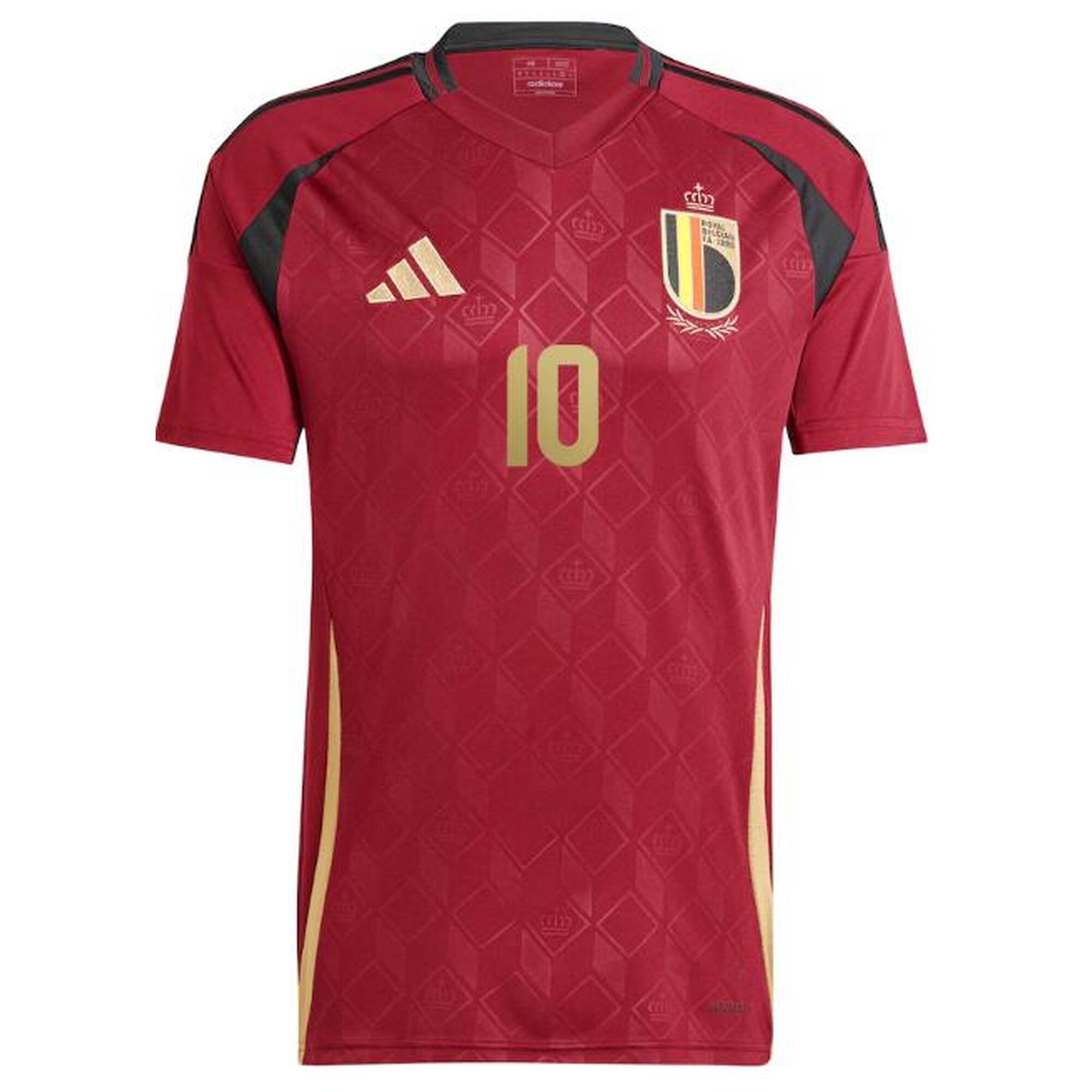 Maillot domicile avec flocage Lukaku 10 Belgique EURO 2024 Enfant