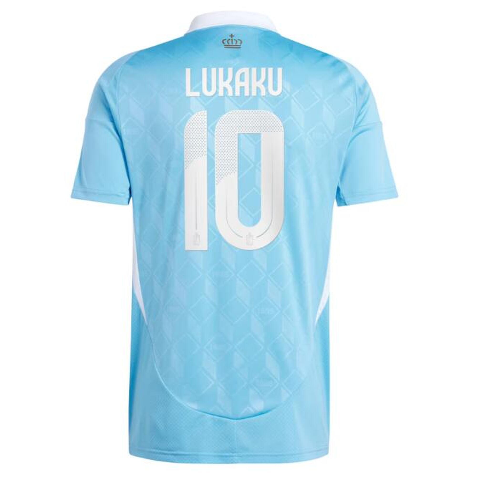 Maillot extérieur avec flocage Lukaku 10 Belgique EURO 2024 Adulte L