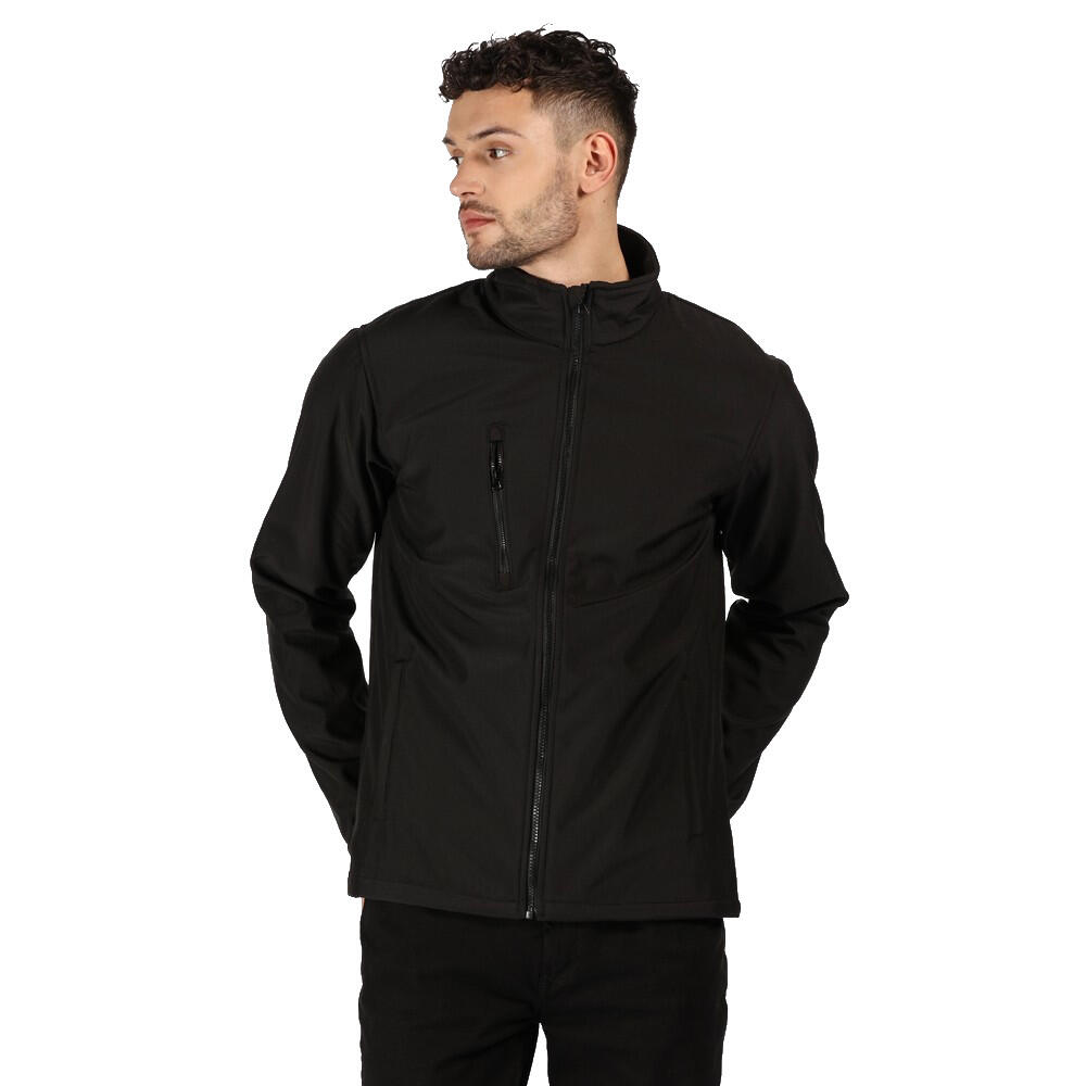 Professional Ablaze 3 Lagen Soft Shell Jacke Herren Schwarz/Schwarz 3/5