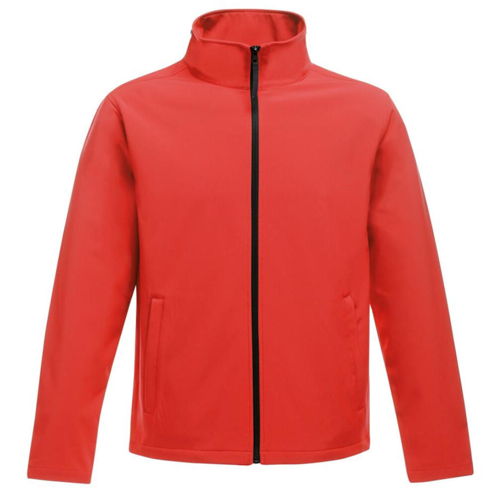 Standout Mens Ablaze Printable Soft Shell Jacket (Classic Red/Black) 1/5