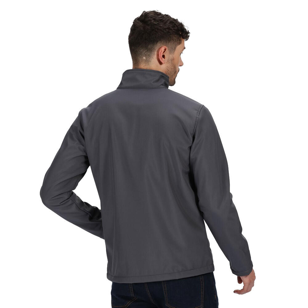 Professional Ablaze 3 Lagen Soft Shell Jacke Herren Grau/Schwarz 3/5