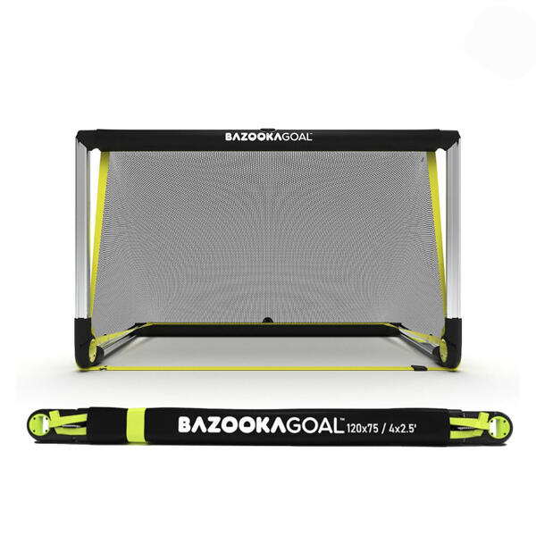 Składana bramka do piłki nożnej BazookaGoal 120 x 75 cm aluminiowa