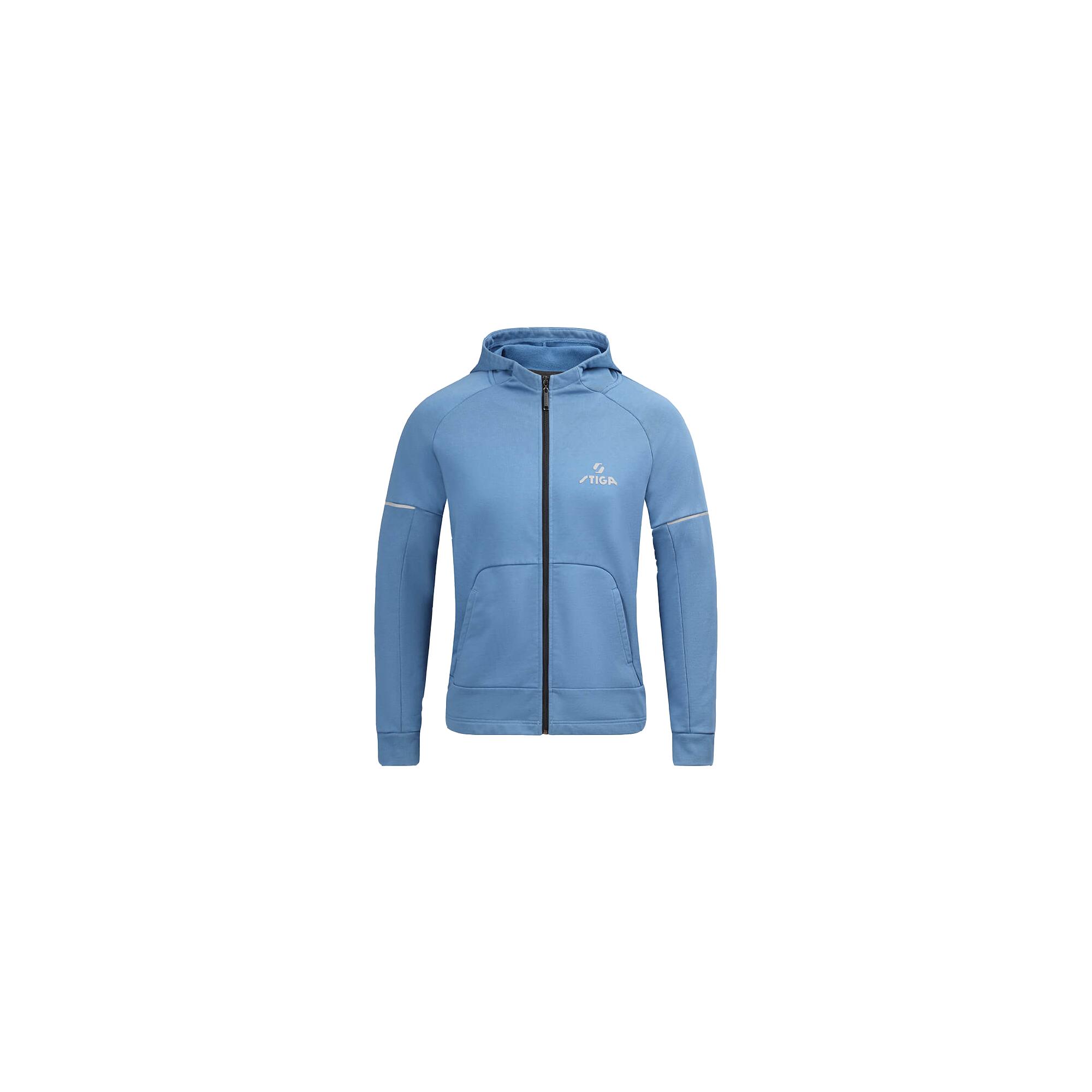 CASACO COM CAPUZ Hoodie Jacket Pro Blue |  Stiga