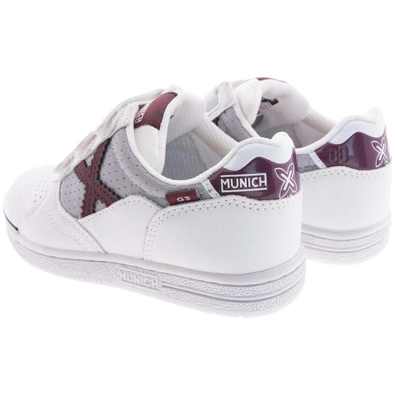 Zapatilla deportivas Munich G3 Kid Profit Velcro Blanco