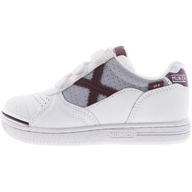 Zapatilla deportivas Munich G3 Kid Profit Velcro Blanco