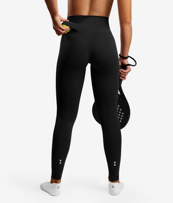 Smart tennis/padel legging dames zwart